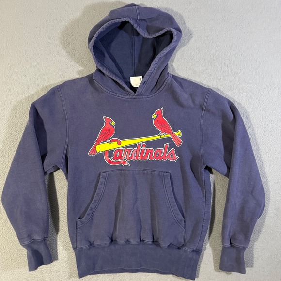 Vintage Majestic St. Louis Cardinals Hoodie Sweatshirt Mens Small Baseball MLB - Picture 1 of 8